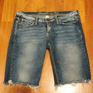 A&F Bermuda denim shorts